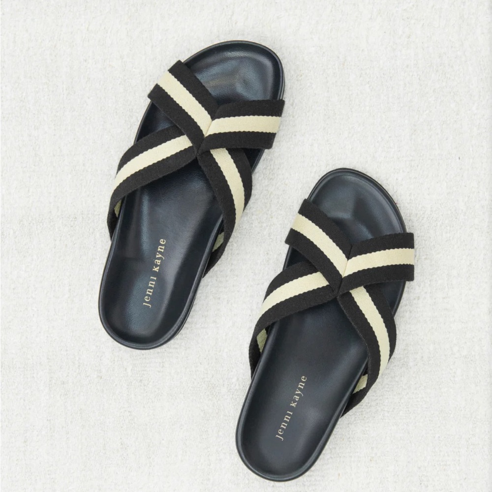 JENNI KAYNE Cotton Crossover Sandal